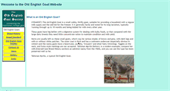 Desktop Screenshot of oldenglishgoats.org.uk